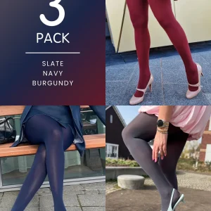 3er Pack Staple Shades Bundle – Stay Cool 80 Den Strumpfhosen