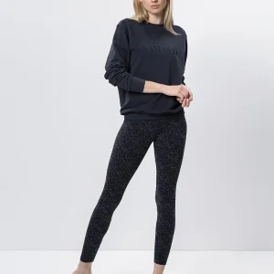 Leggings Leo Bio Baumwolle - blau