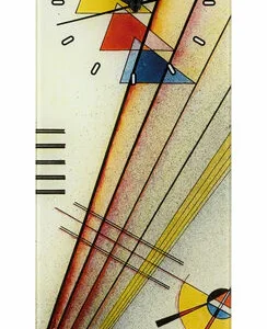 Wassily Kandinsky: Wanduhr "Deutliche Verbindung"