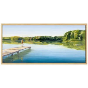 Anja Struck: Bild "Die Natur malt Farben in mein Herz" (2023), gerahmt