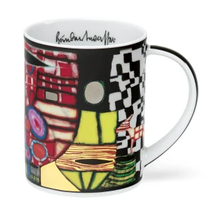 Friedensreich Hundertwasser: Magic Mug "Antipode King", Porzellan