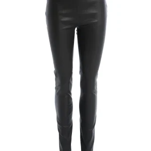 MILJA Lederleggings - Schwarz