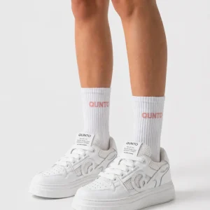 Pink Logo Socks