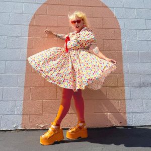 Fußlose Strumpfhosen - Toffee Apple