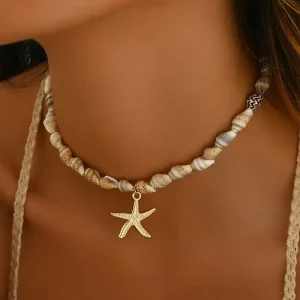 Muschel Choker Halskette