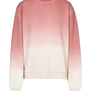 Sweatshirt Dip Dye Bio Baumwolle - rot