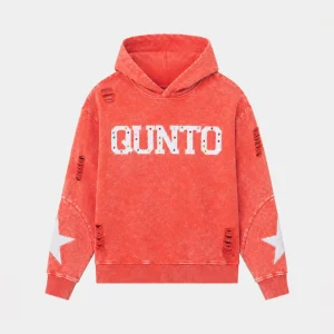 QUNTO Star Hoodie Orange