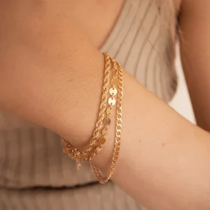 3 Kaffeebohnen Armband